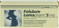 FOLSÄURE LOMAPHARM 5 mg Tabletten