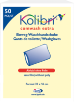 KOLIBRI comwash extra Waschhandschuh unfol.16x24cm