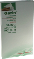 GAZIN Mullkomp.10x20 cm steril 8fach