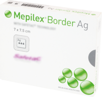 MEPILEX Border Ag Schaumverb.7x7,5 cm steril